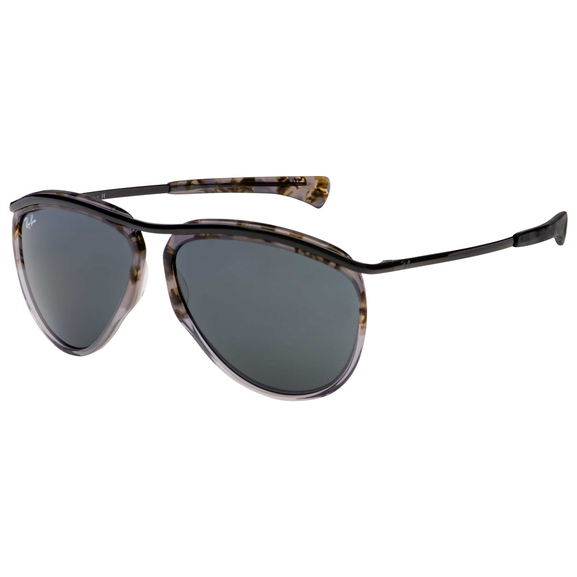 Front view of Ray-Ban Aviator Olympian Unisex Sunglasses RB2219-1286R5-59