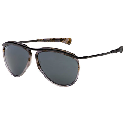 Front view of Ray-Ban Aviator Olympian Unisex Sunglasses RB2219-1286R5-59