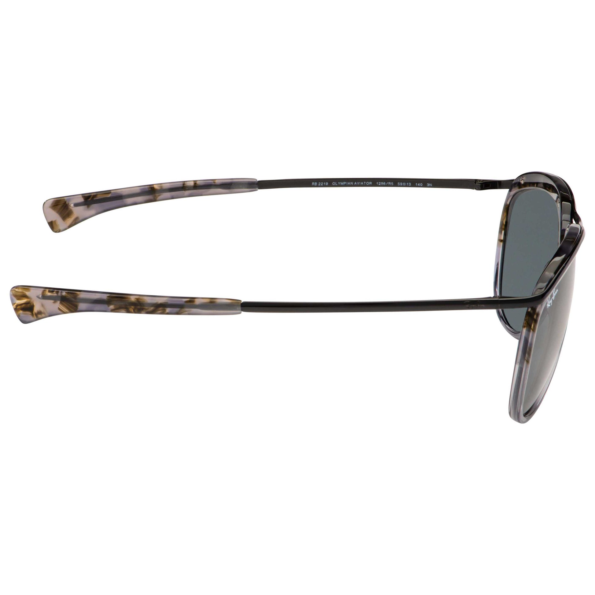 Ray-Ban Aviator Olympian Unisex Sunglasses RB2219-1286R5-59 - Image #3