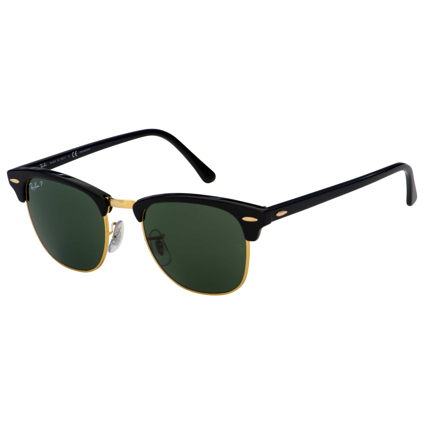 Front view of Ray-Ban Clubmaster Unisex Sunglasses RB3016-901-58-51