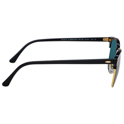 Ray-Ban Clubmaster Unisex Sunglasses RB3016-901-58-51 - Image #3