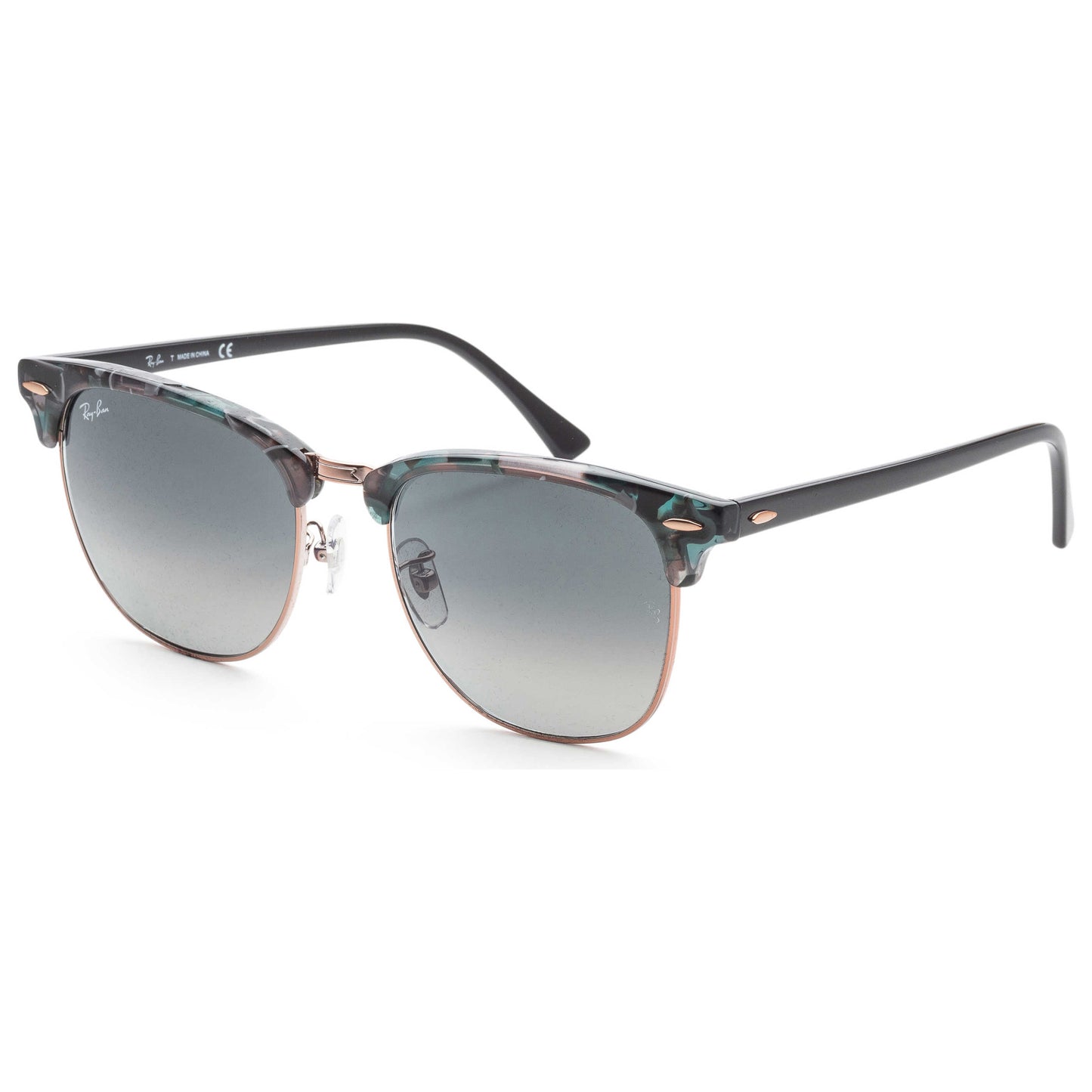 Front view of Ray-Ban Clubmaster Unisex Sunglasses RB3016F-12557155