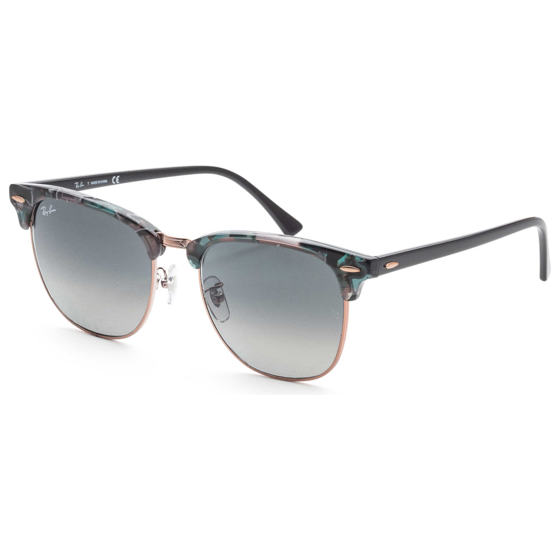 Front view of Ray-Ban Clubmaster Unisex Sunglasses RB3016F-12557155