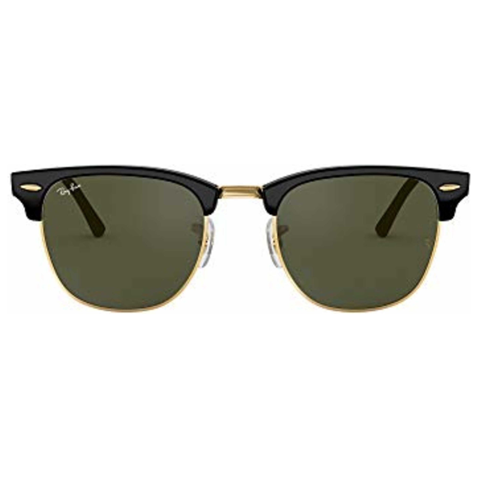 Front view of Ray-Ban Clubmaster Men's Sunglasses RB3016W036549