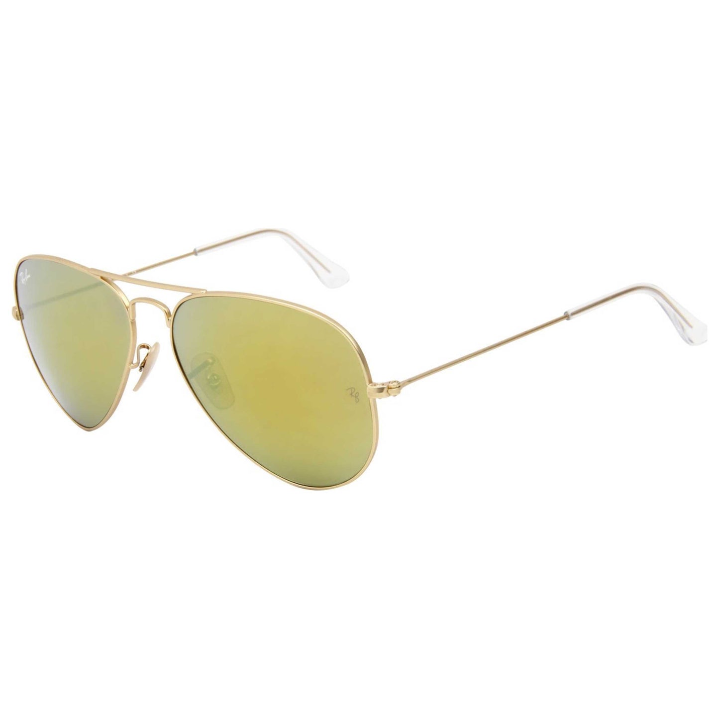 Front view of Ray-Ban Aviator Unisex Sunglasses RB3025-112-93-58