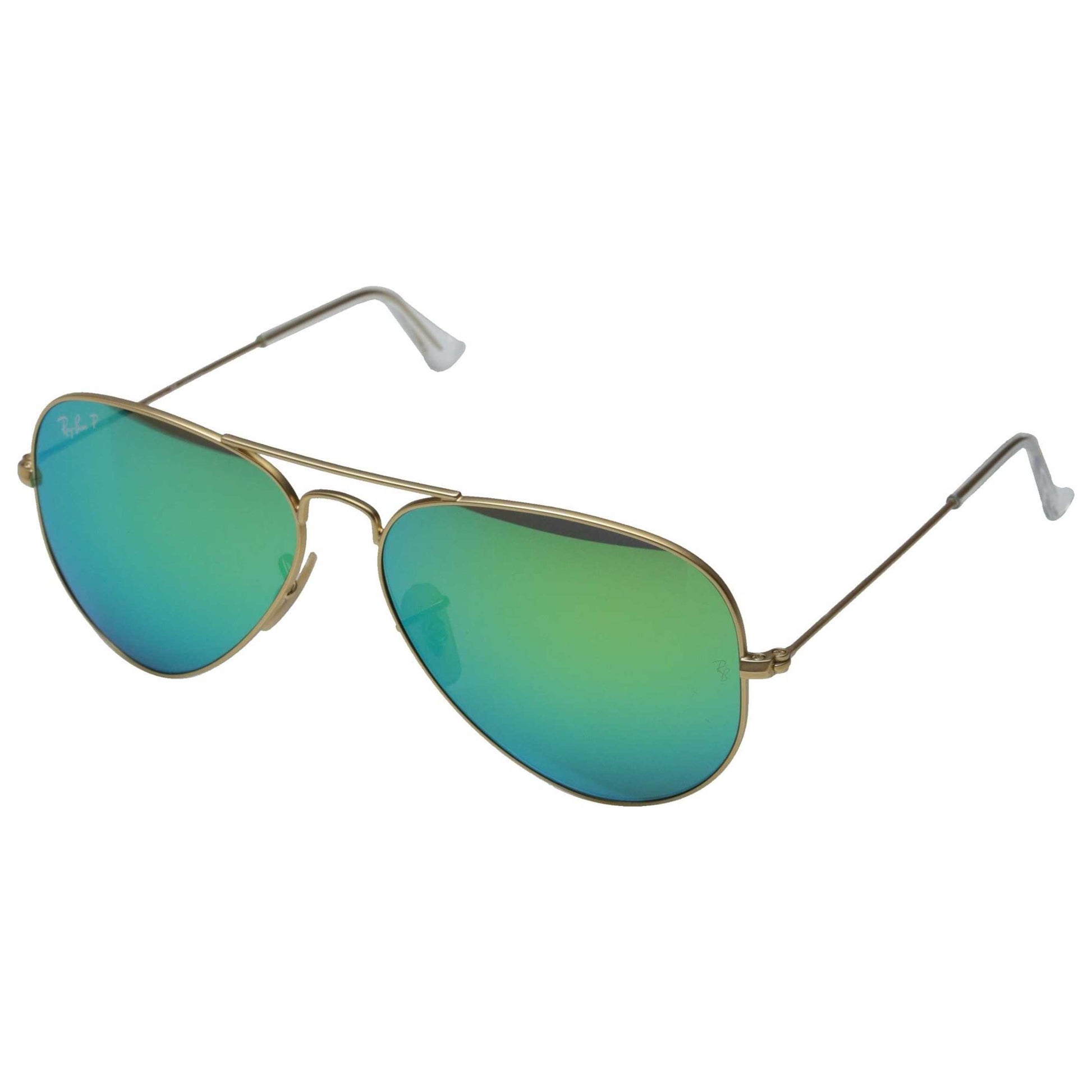 Front view of Ray-Ban Pilot Men's Sunglasses RB3025-112-P9-58