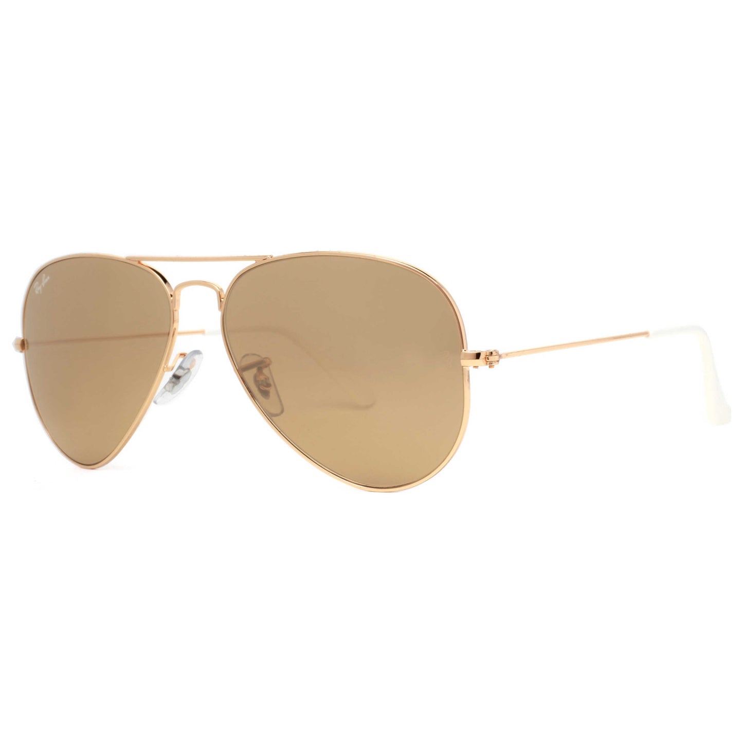 Front view of Ray-Ban Aviator Unisex Sunglasses RB3025001-3K58