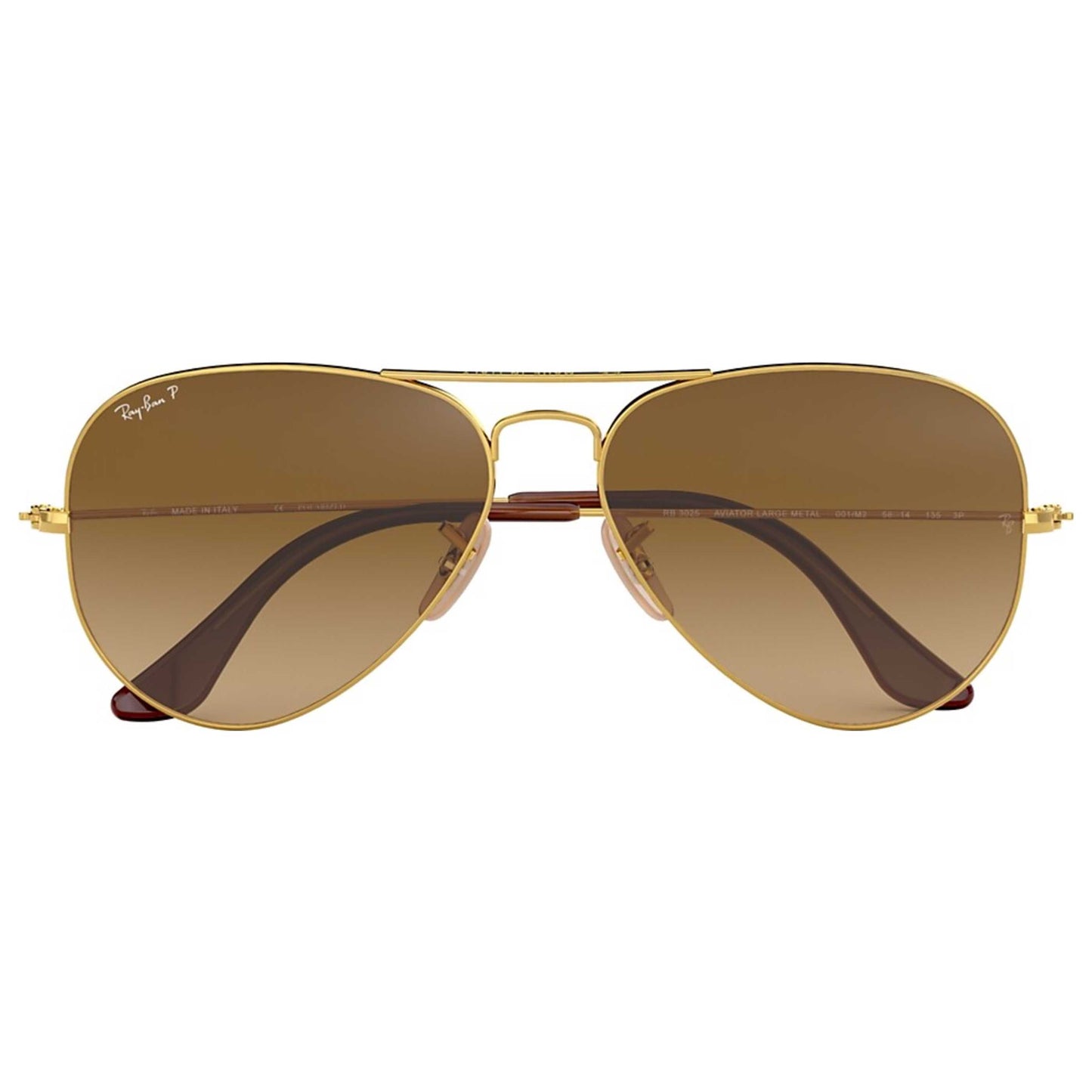 Front view of Ray-Ban Fashion Unisex Sunglasses RB3025001M258