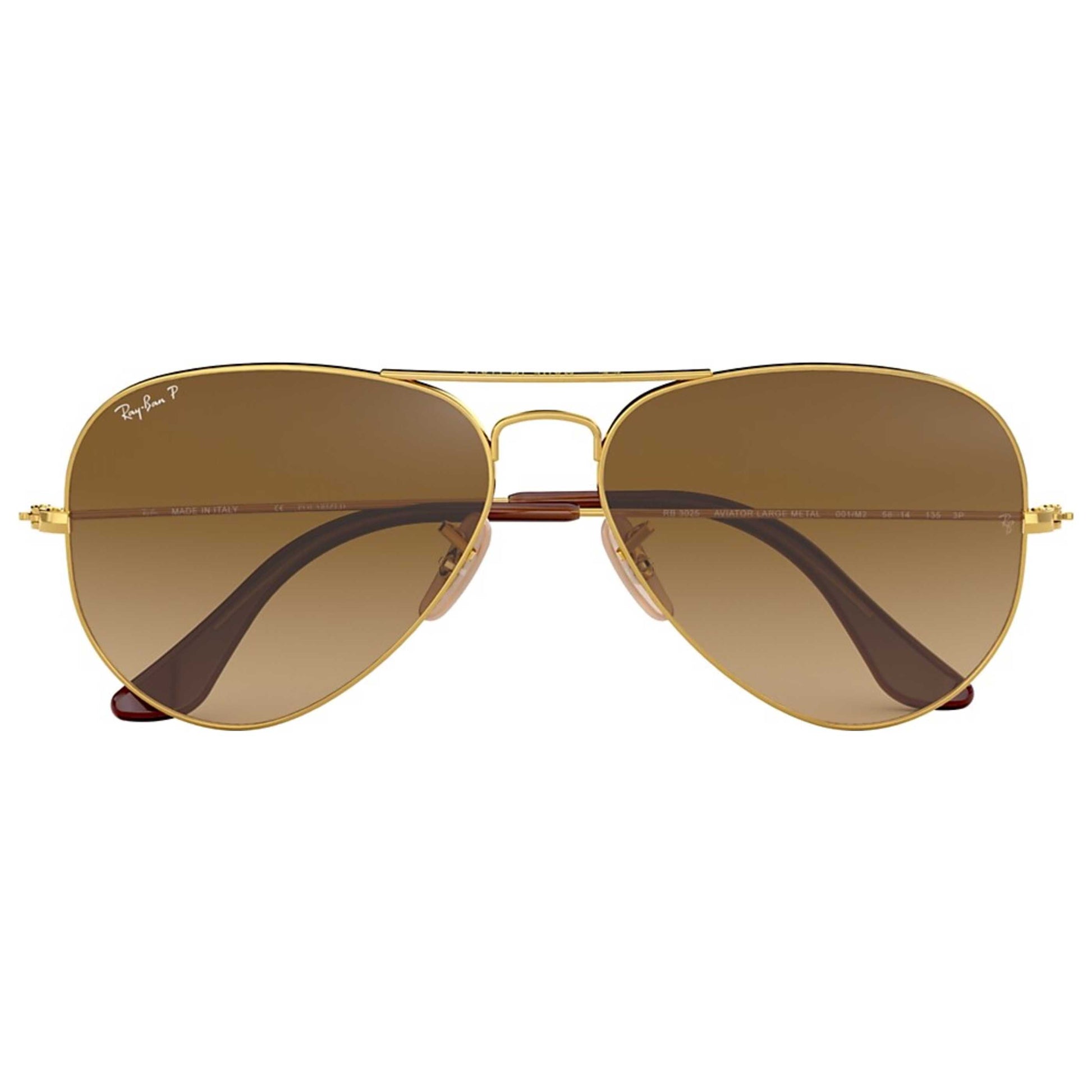 Front view of Ray-Ban Fashion Unisex Sunglasses RB3025001M258