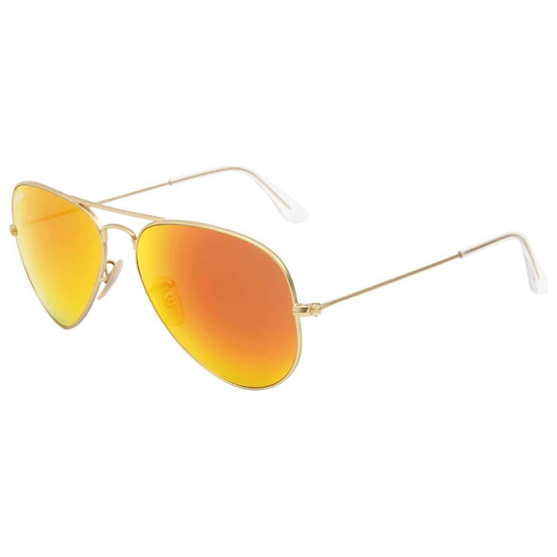 Front view of Ray-Ban Aviator Unisex Sunglasses RB3025112-6958