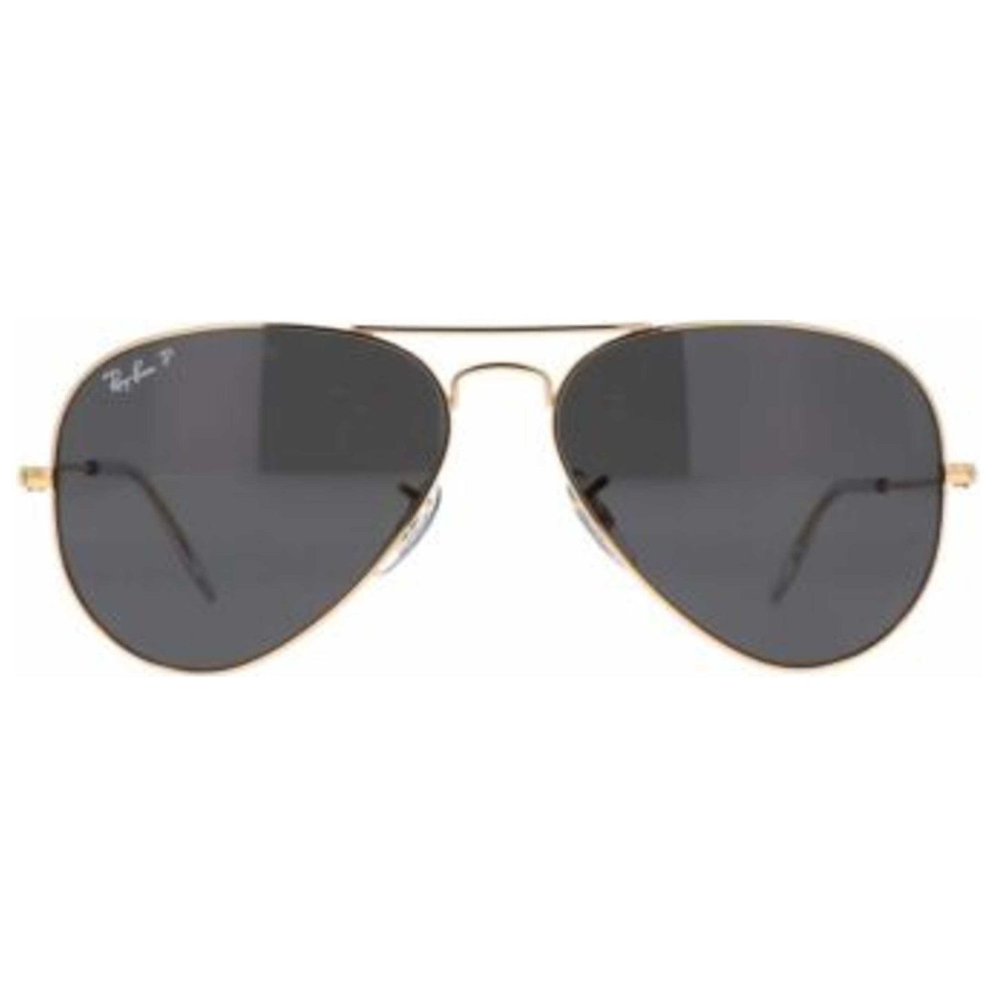 Front view of Ray-Ban Aviator Unisex Sunglasses RB302591964858