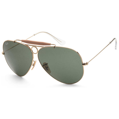 Front view of Ray-Ban Shooter Unisex Sunglasses RB3138-001-62