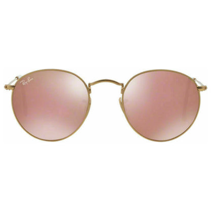 Ray-Ban Round Flash Men's Sunglasses RB3447112Z250 - Image #2