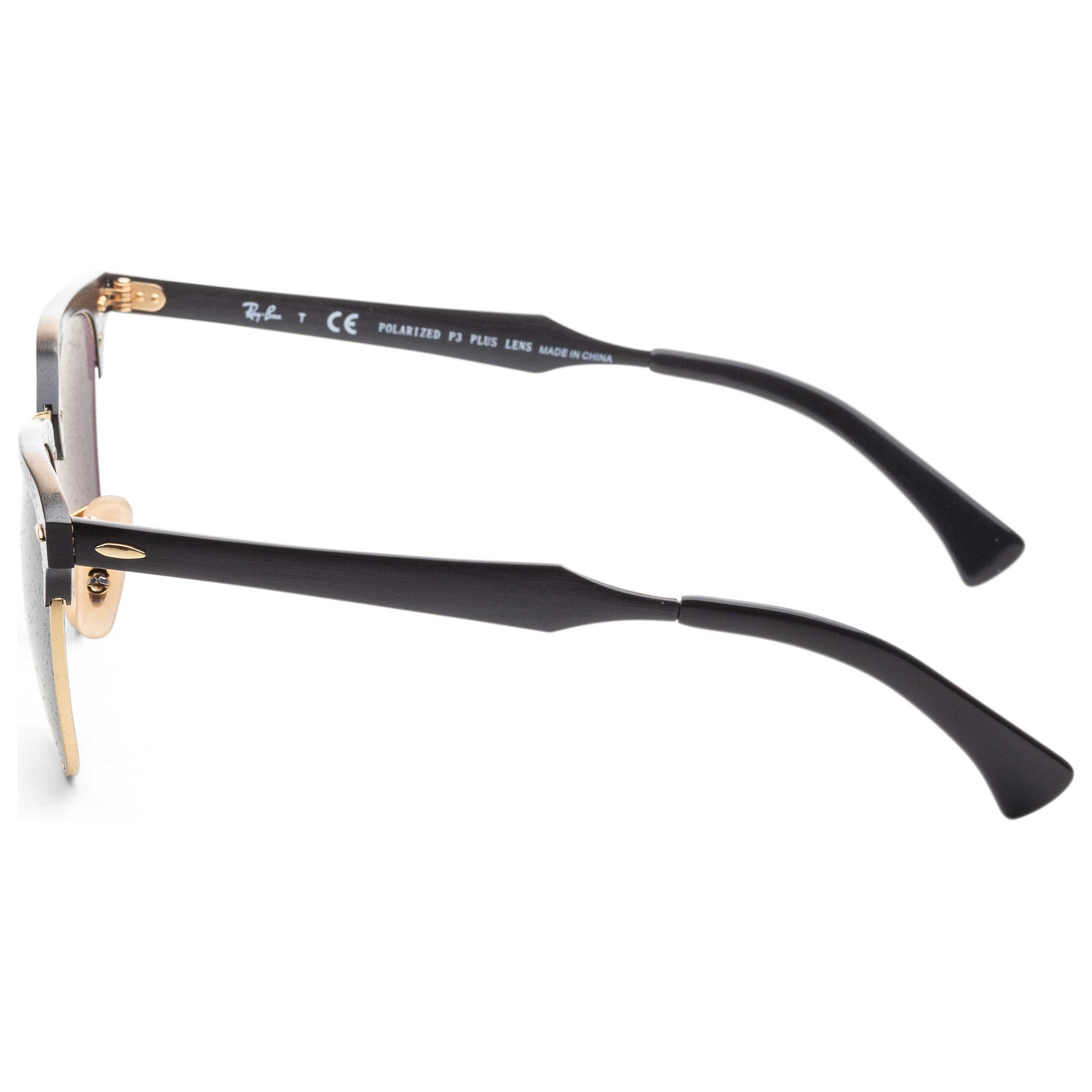 Left view of Ray-Ban Clubmaster Unisex Sunglasses RB3507-136-N5