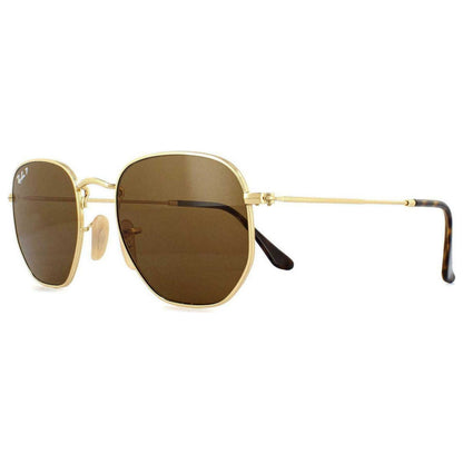 Front view of Ray-Ban Hexagonal Men's Sunglasses RB3548N0015754