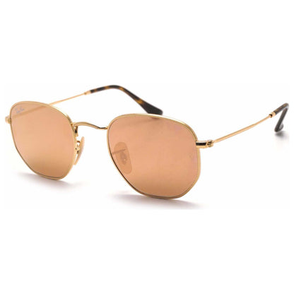 Front view of Ray-Ban Hexagonal Men's Sunglasses RB3548N001Z251
