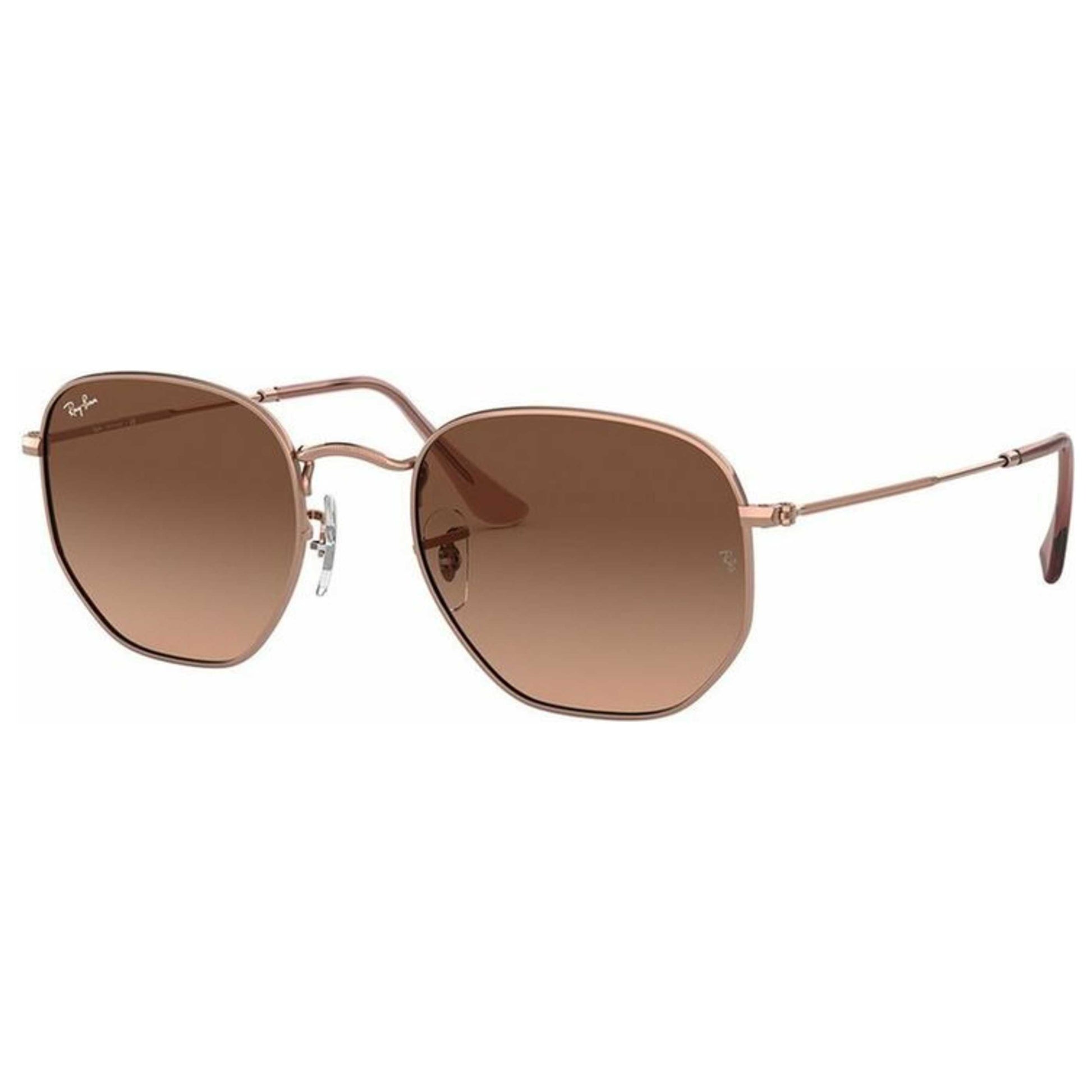 Front view of Ray-Ban Hexagonal Men's Sunglasses RB3548N9069A551