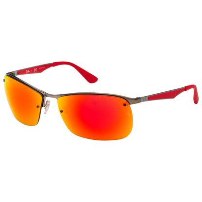 Front view of Ray-Ban Fashion Unisex Sunglasses RB3550-029-6Q-64