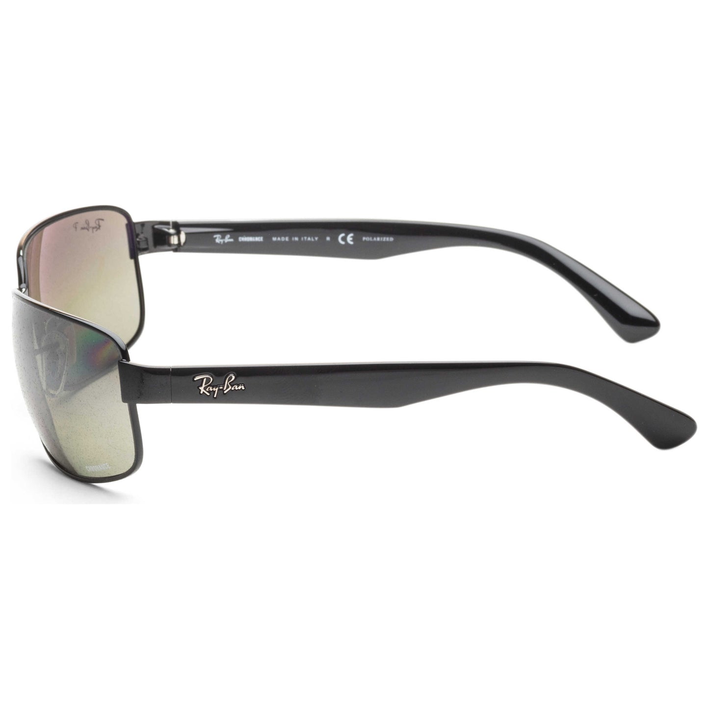 Left view of Ray-Ban Fashion Men's Sunglasses RB3566CH-002-5J65