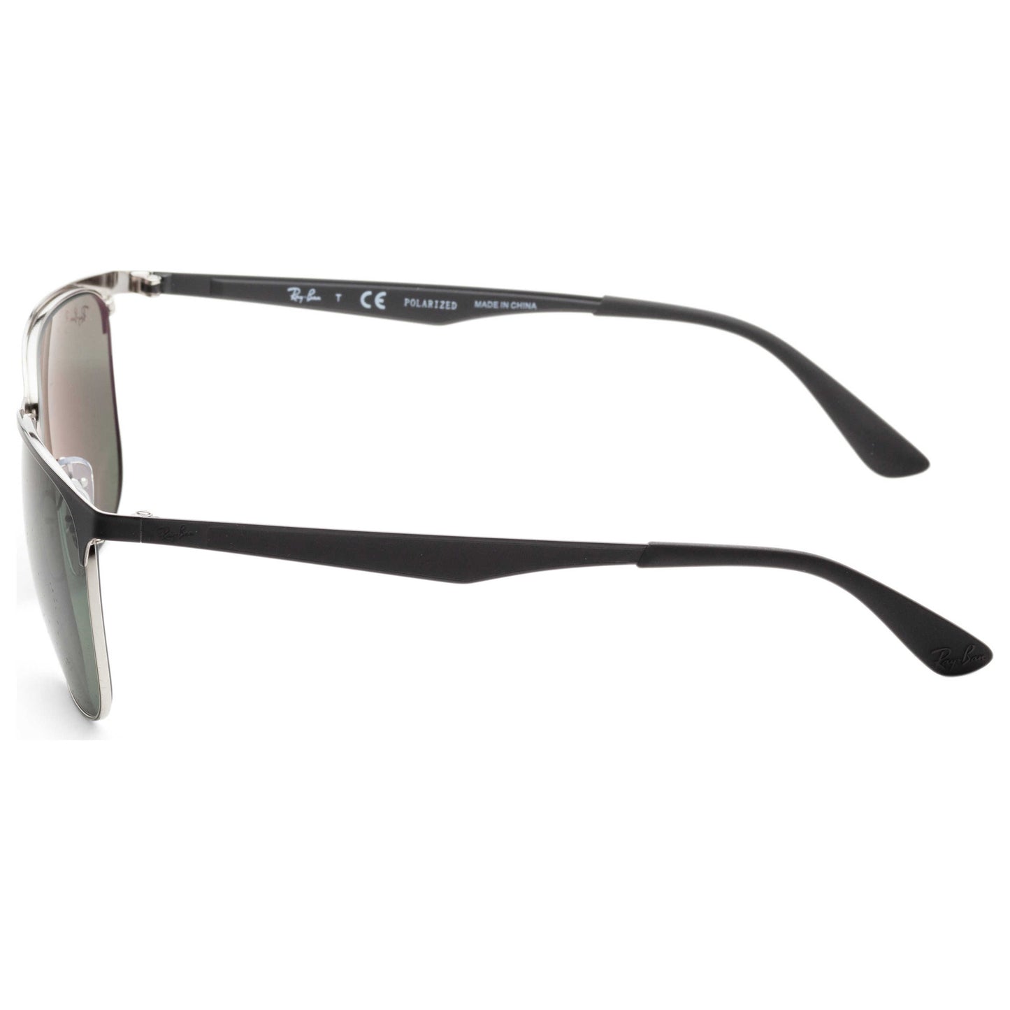 Left view of Ray-Ban Fashion Unisex Sunglasses RB3569-90049A-59