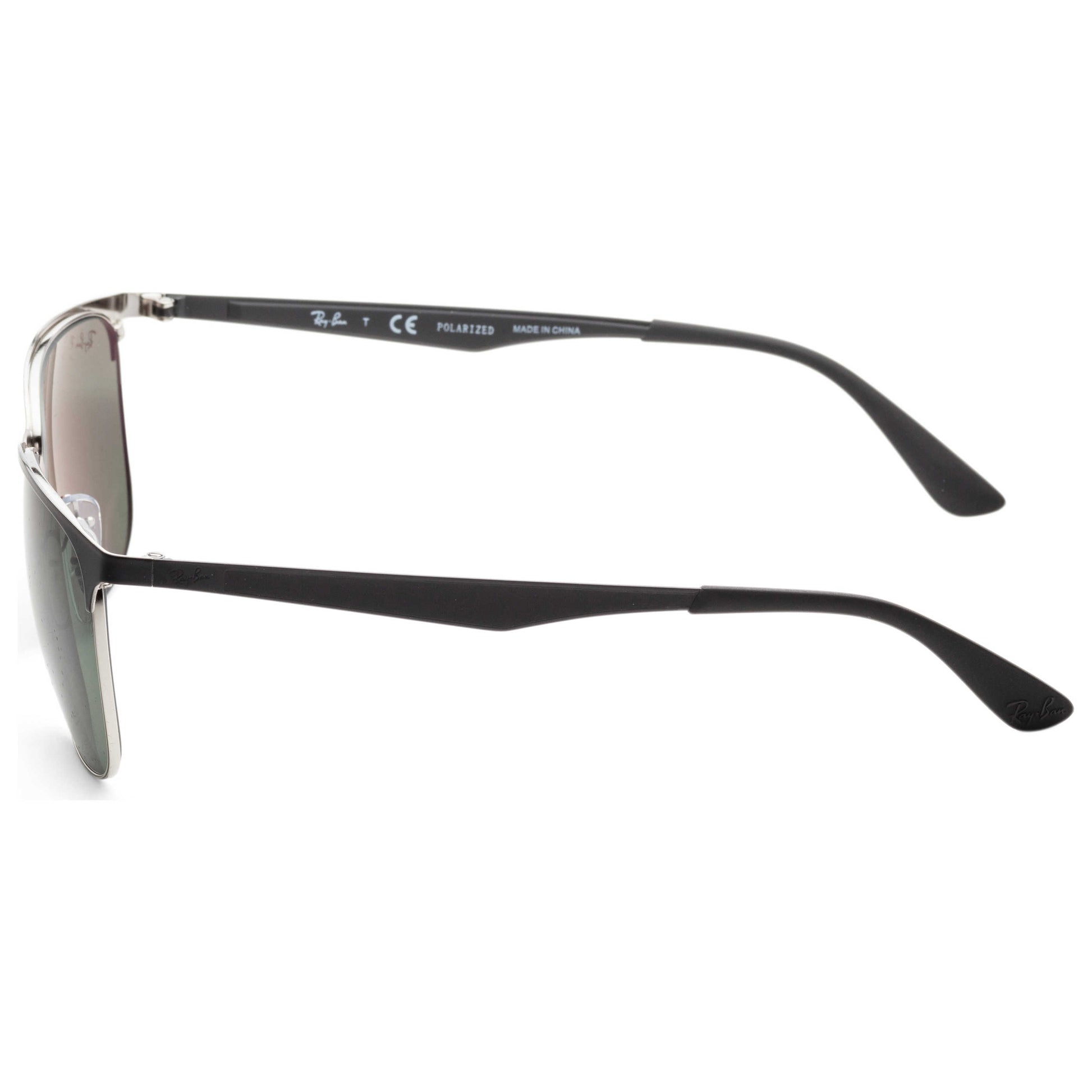 Left view of Ray-Ban Fashion Unisex Sunglasses RB3569-90049A-59