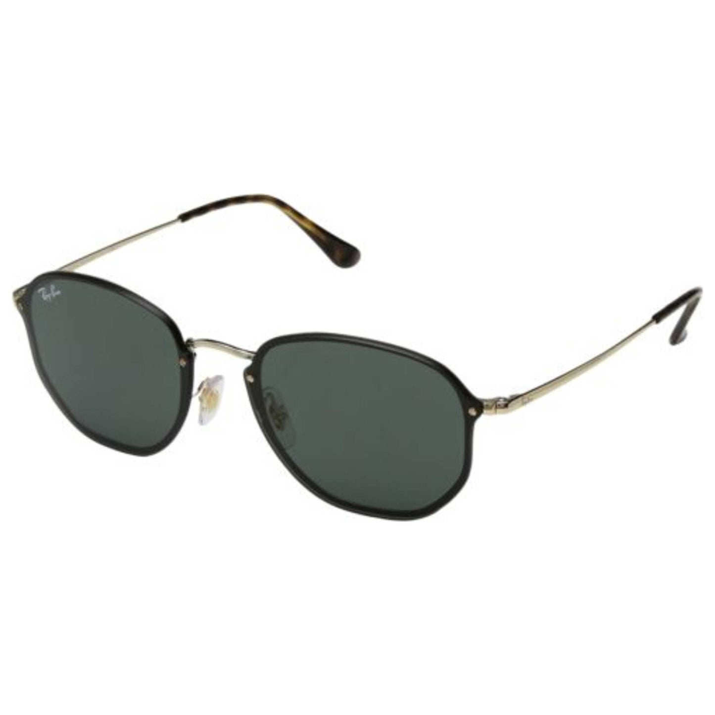 Front view of Ray-Ban Blaze Hexagonal Unisex Sunglasses RB3579N001-7158-15