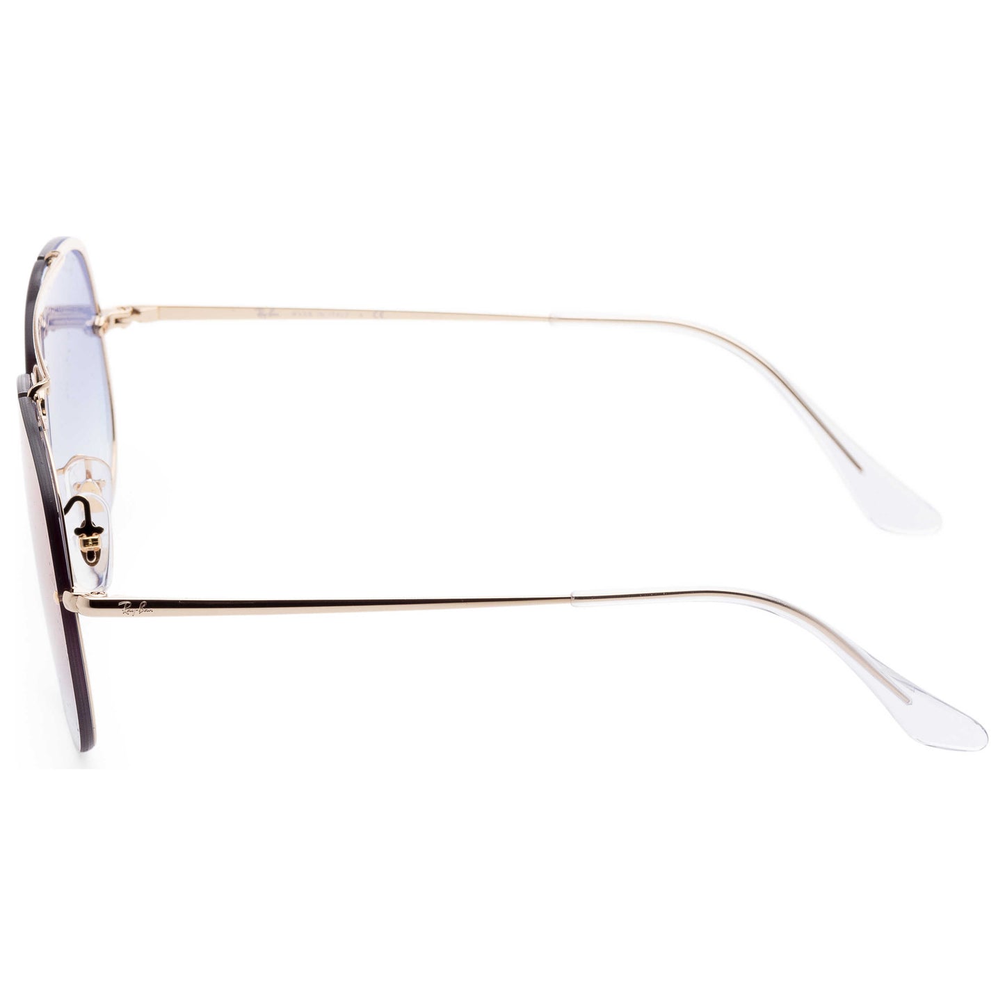 Left view of Ray-Ban Blaze Men's Sunglasses RB3583N-001-X058