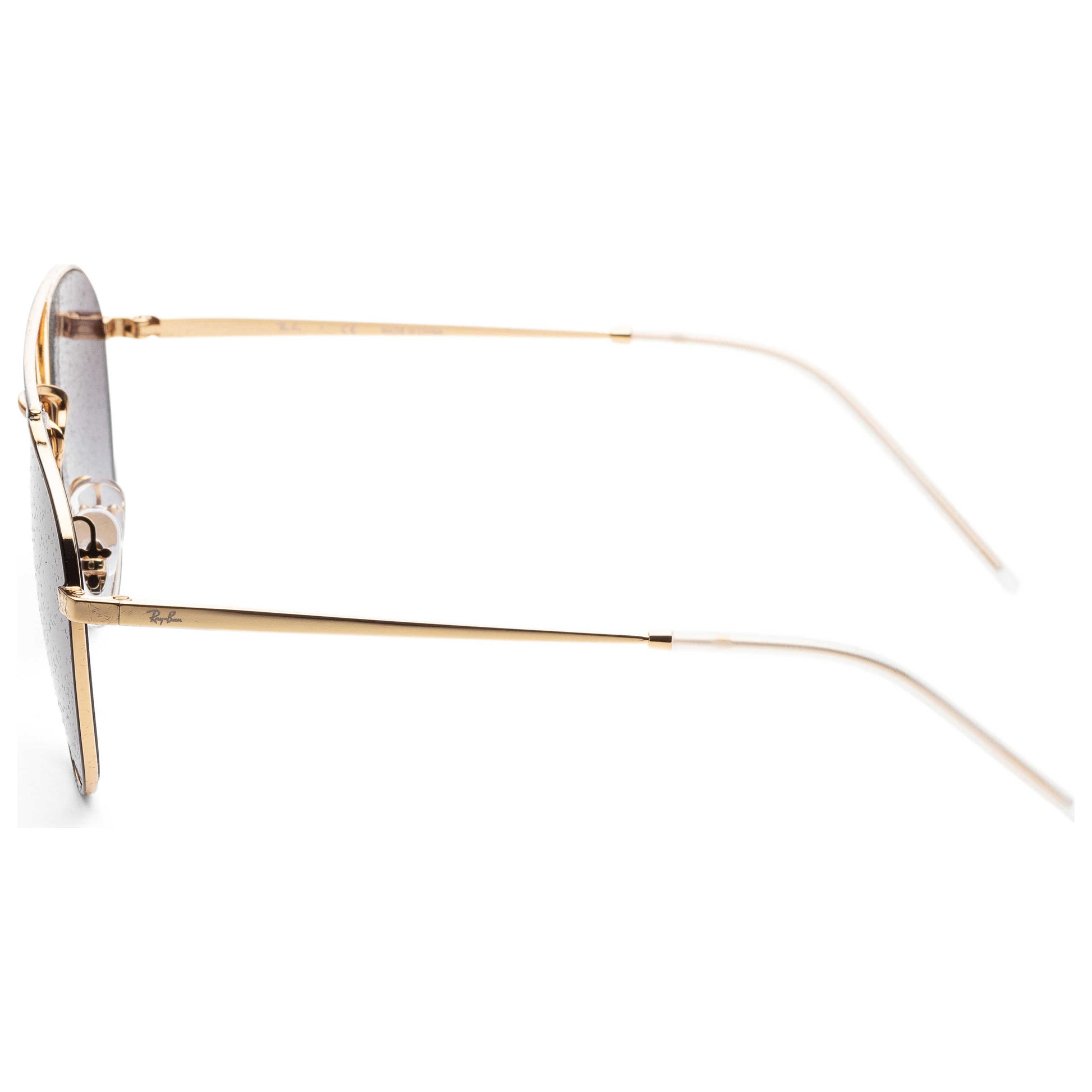 Left view of Ray-Ban Aviator Unisex Sunglasses RB3589-90548G-55