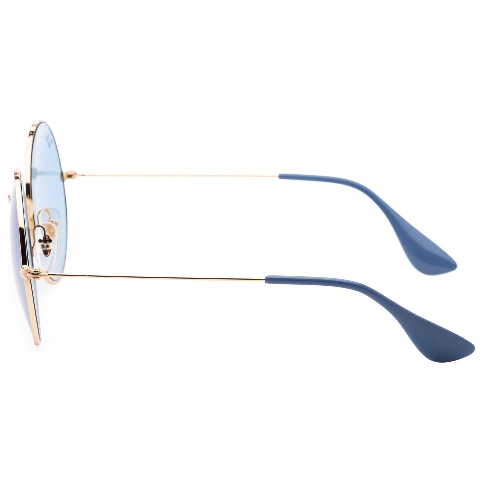 Left view of Ray-Ban Fashion Women's Sunglasses RB3592-001-F7-55