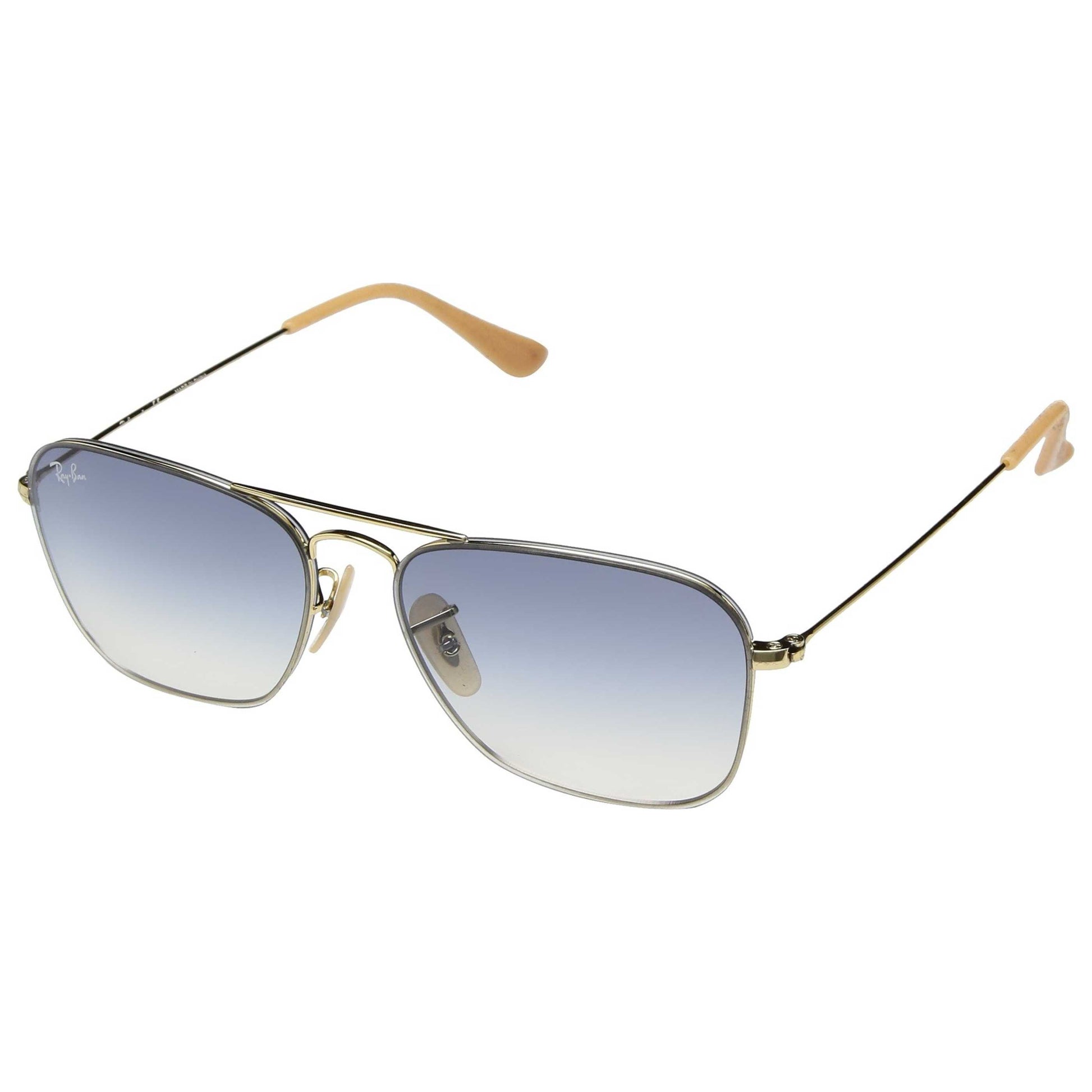 Front view of Ray-Ban Aviator Unisex Sunglasses RB3603-001-19-56