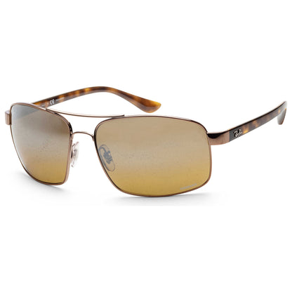 Front view of Ray-Ban Chromance Men's Sunglasses RB3604CH-121-A262