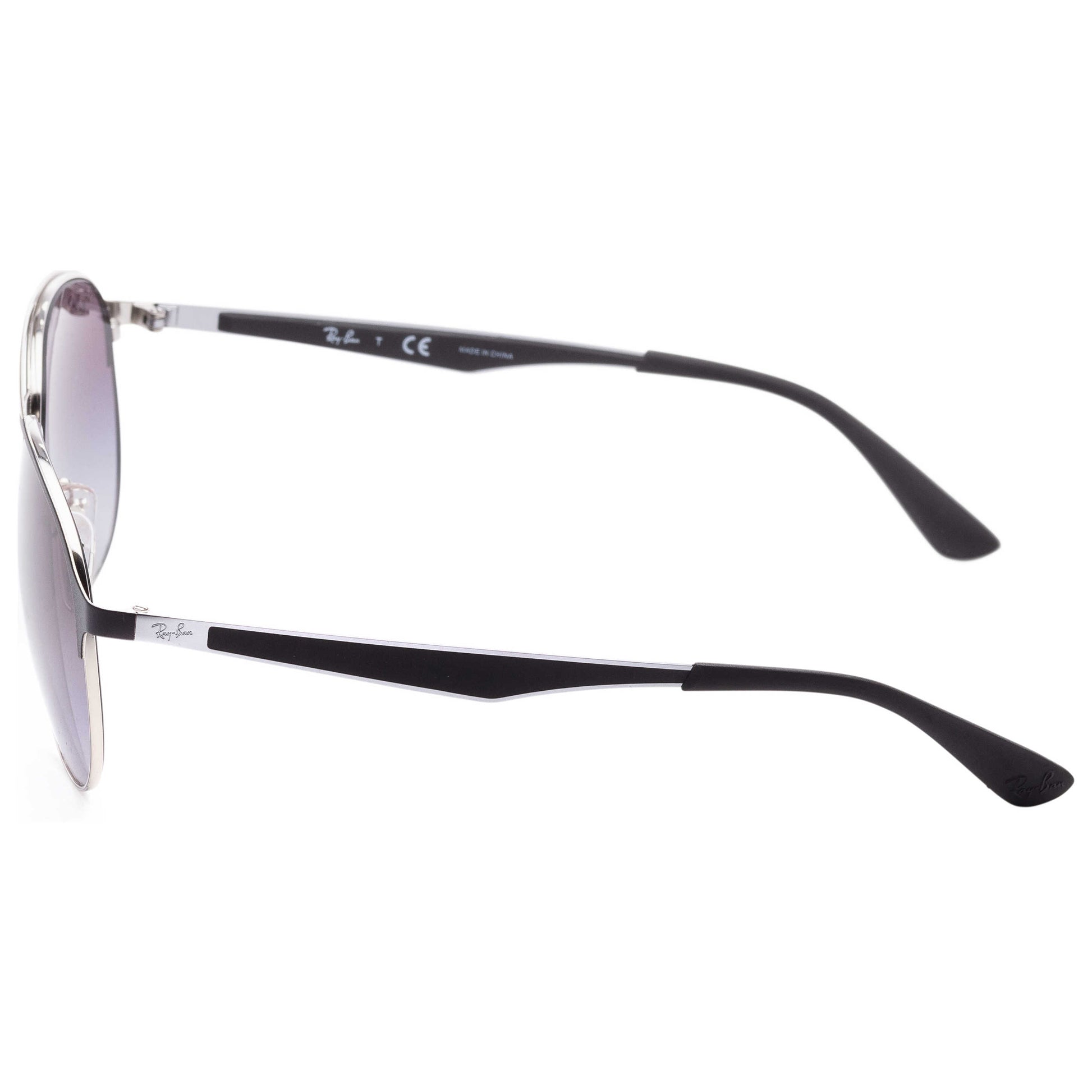 Left view of Ray-Ban Designer Men's Sunglasses RB3606-90918G59