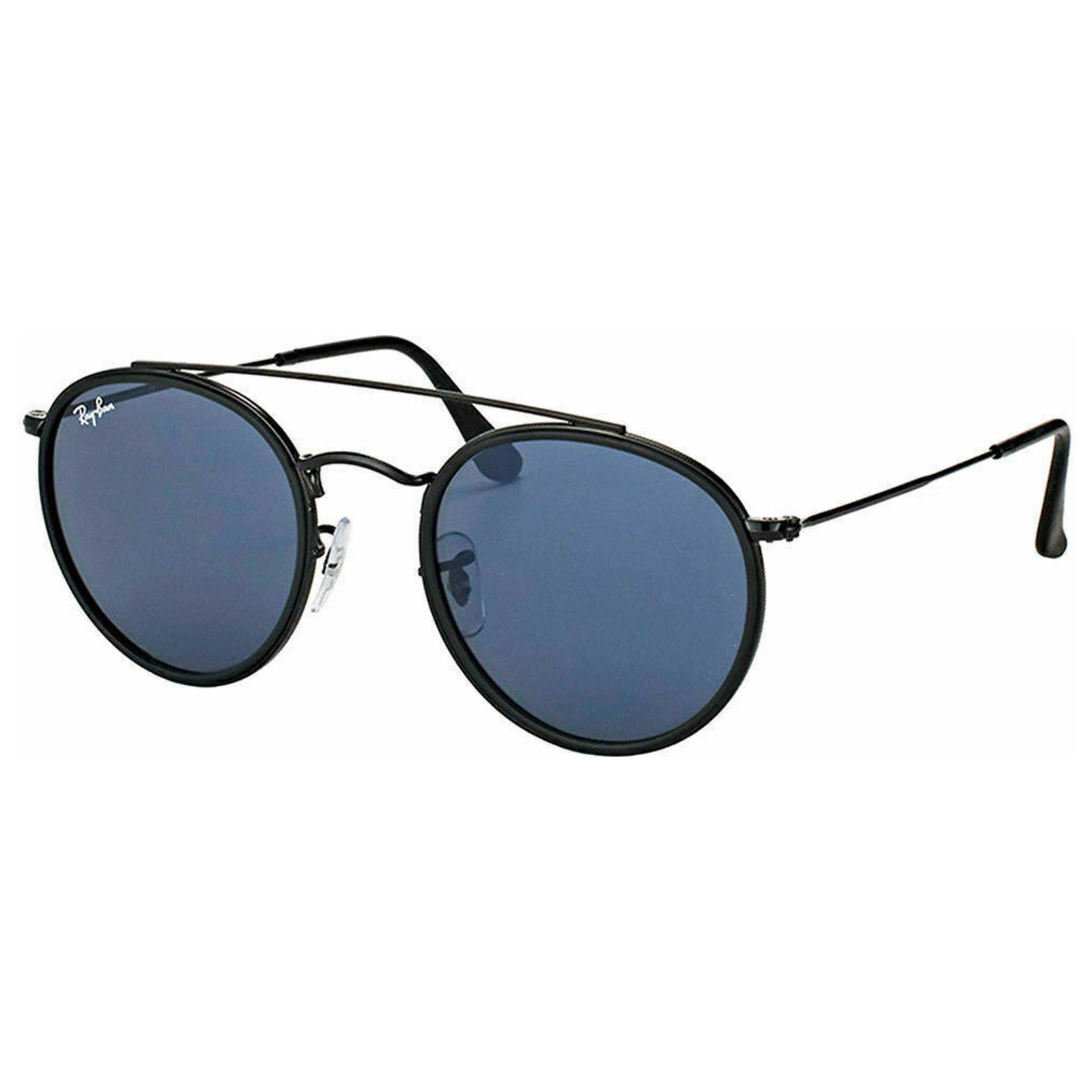 Front view of Ray-Ban Round Double Bridge Men's Sunglasses RB3647N002R551