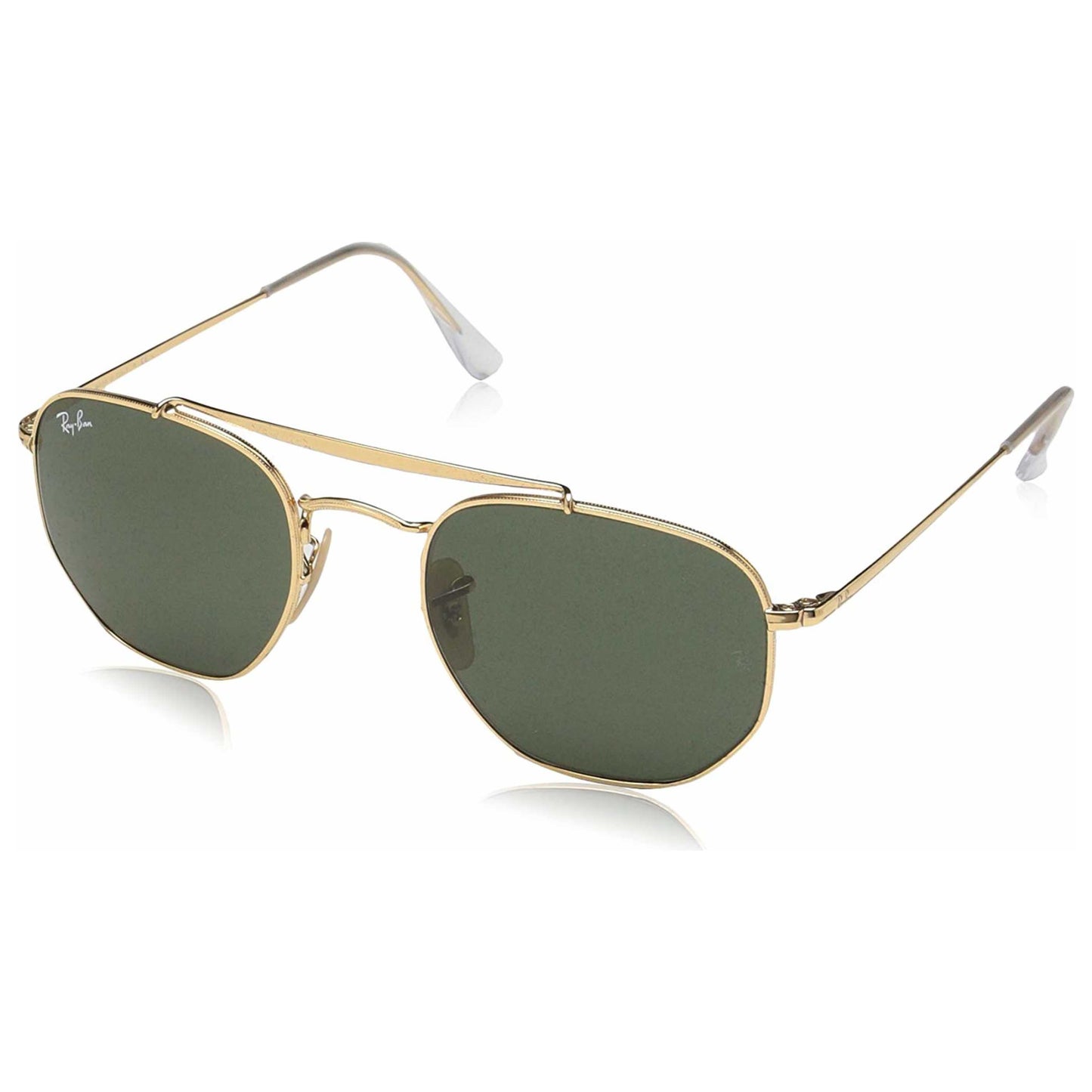 Front view of Ray-Ban Aviator Unisex Sunglasses RB3648-001-54