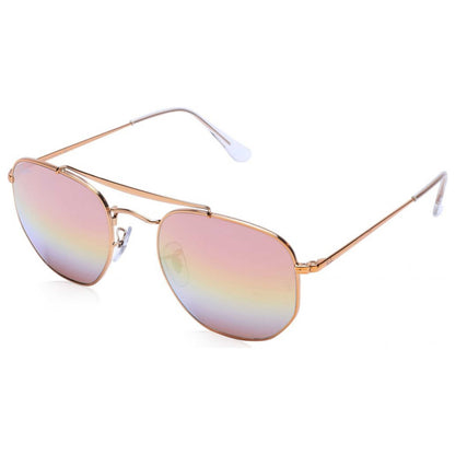 Front view of Ray-Ban Aviator Unisex Sunglasses RB36489001I154-21