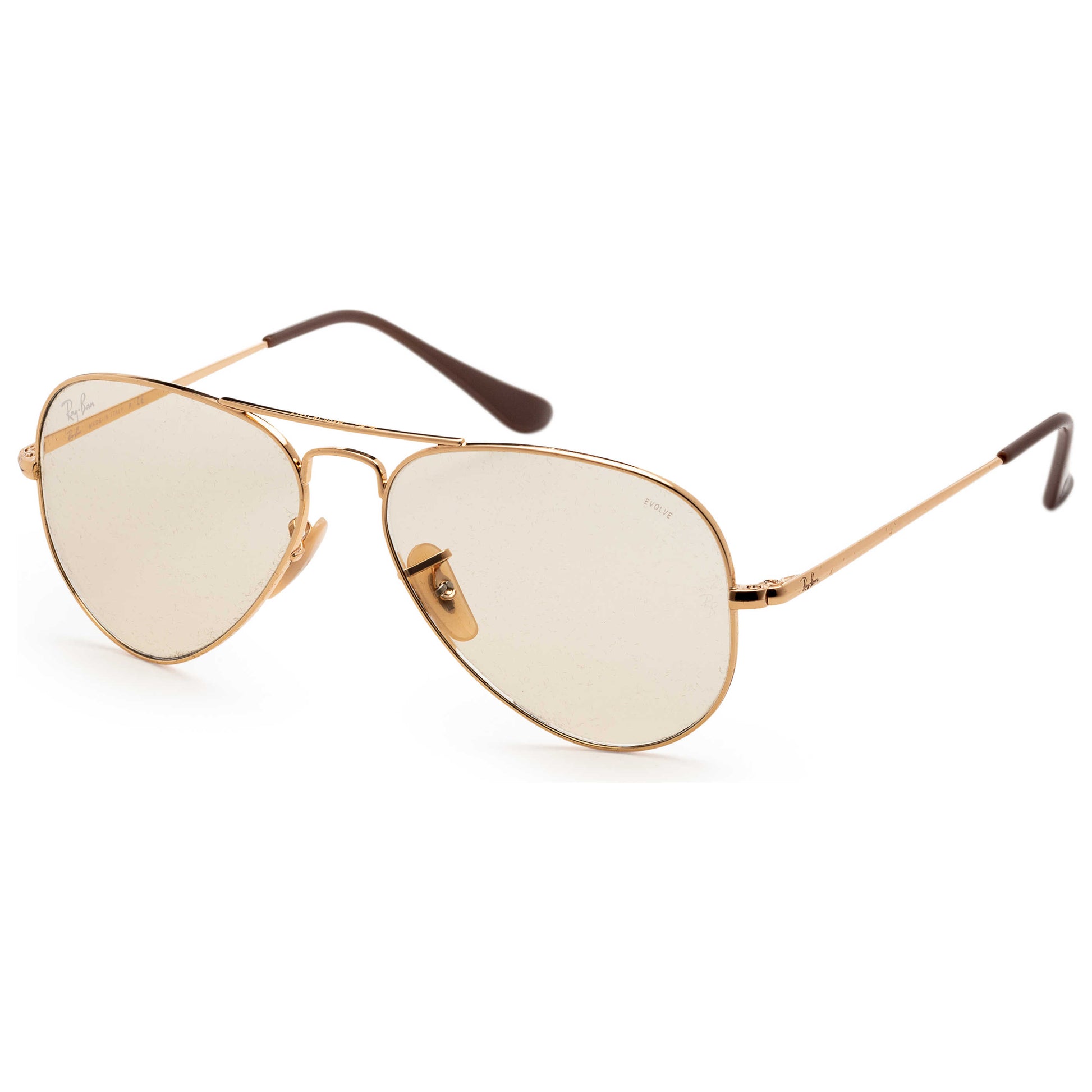 Front view of Ray-Ban Designer Unisex Sunglasses RB3689-001-T255