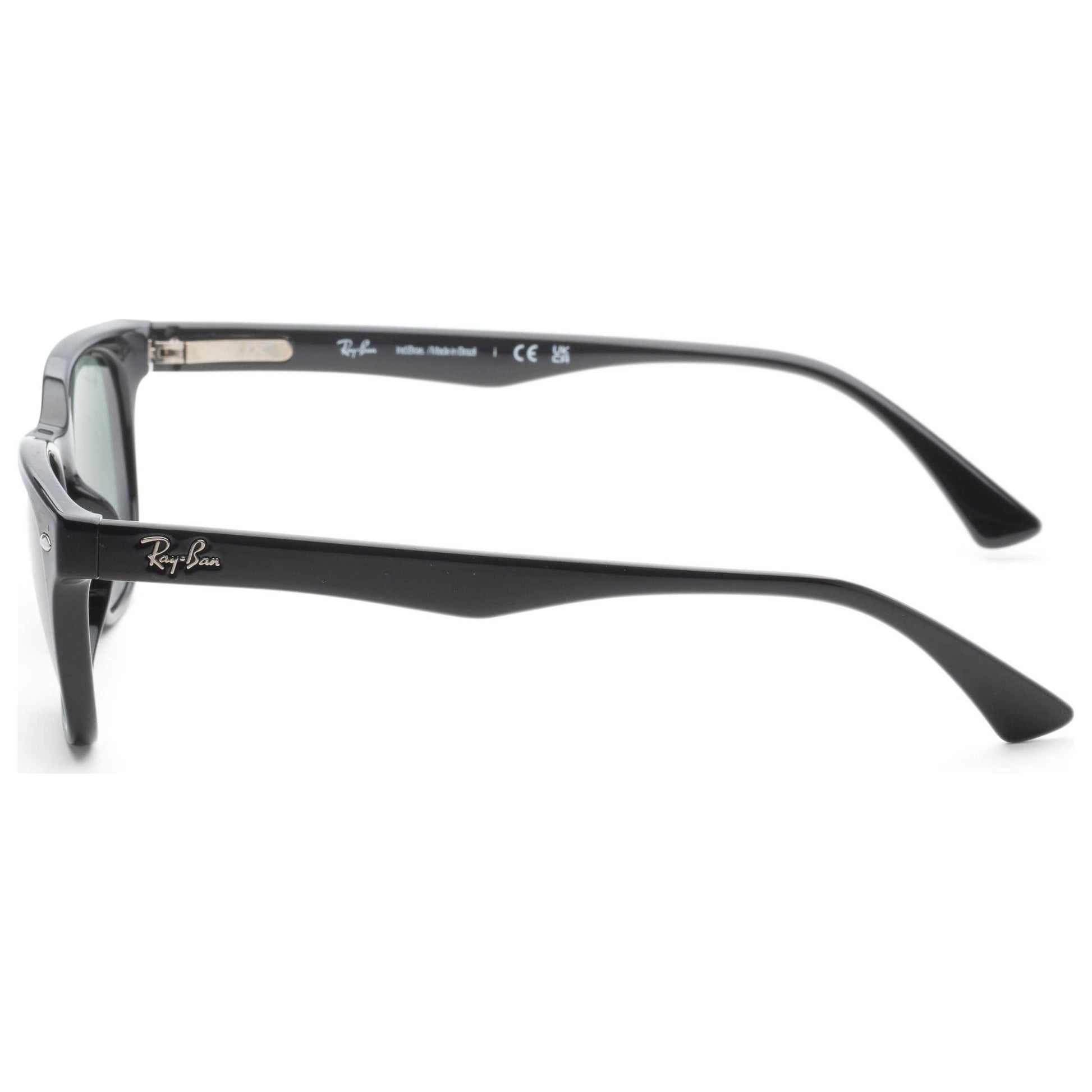 Left view of Ray-Ban Men's Sunglasses RB4140-601-49
