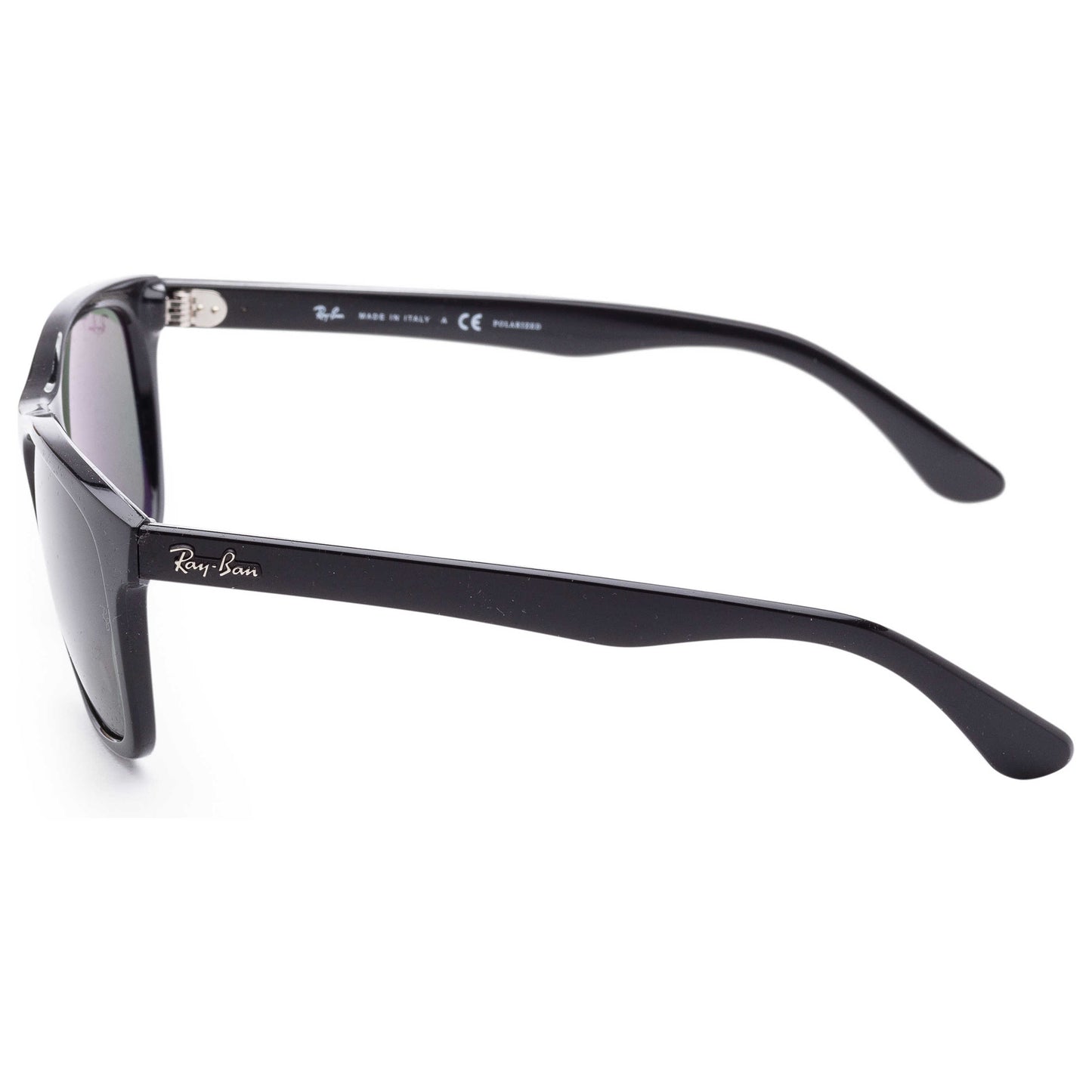 Left view of Ray-Ban Wayfarer Men's Sunglasses RB4181-601-9A57
