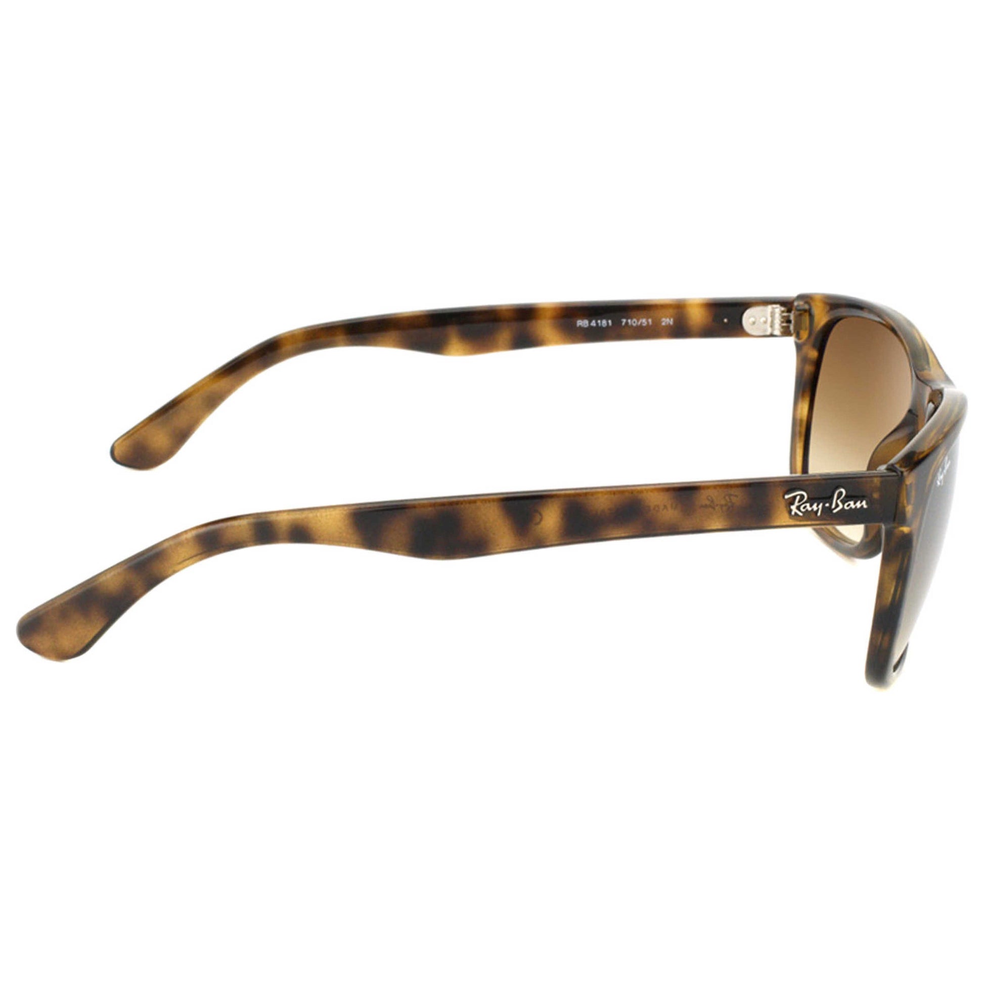 Right view of Ray-Ban Fashion Unisex Sunglasses RB4181-710-51