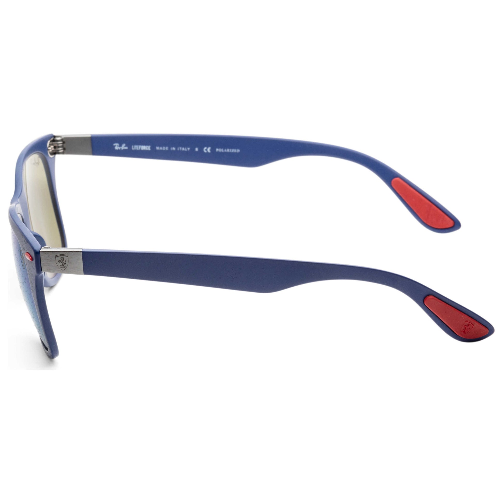 Left view of Ray-Ban Scuderia Ferrari Men's Sunglasses RB4195M-F604H052