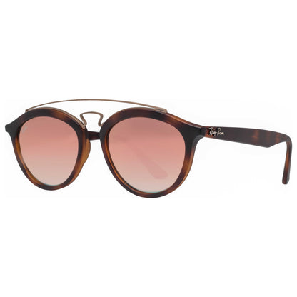 Front view of Ray-Ban Round Unisex Sunglasses RB4257-6267-B9
