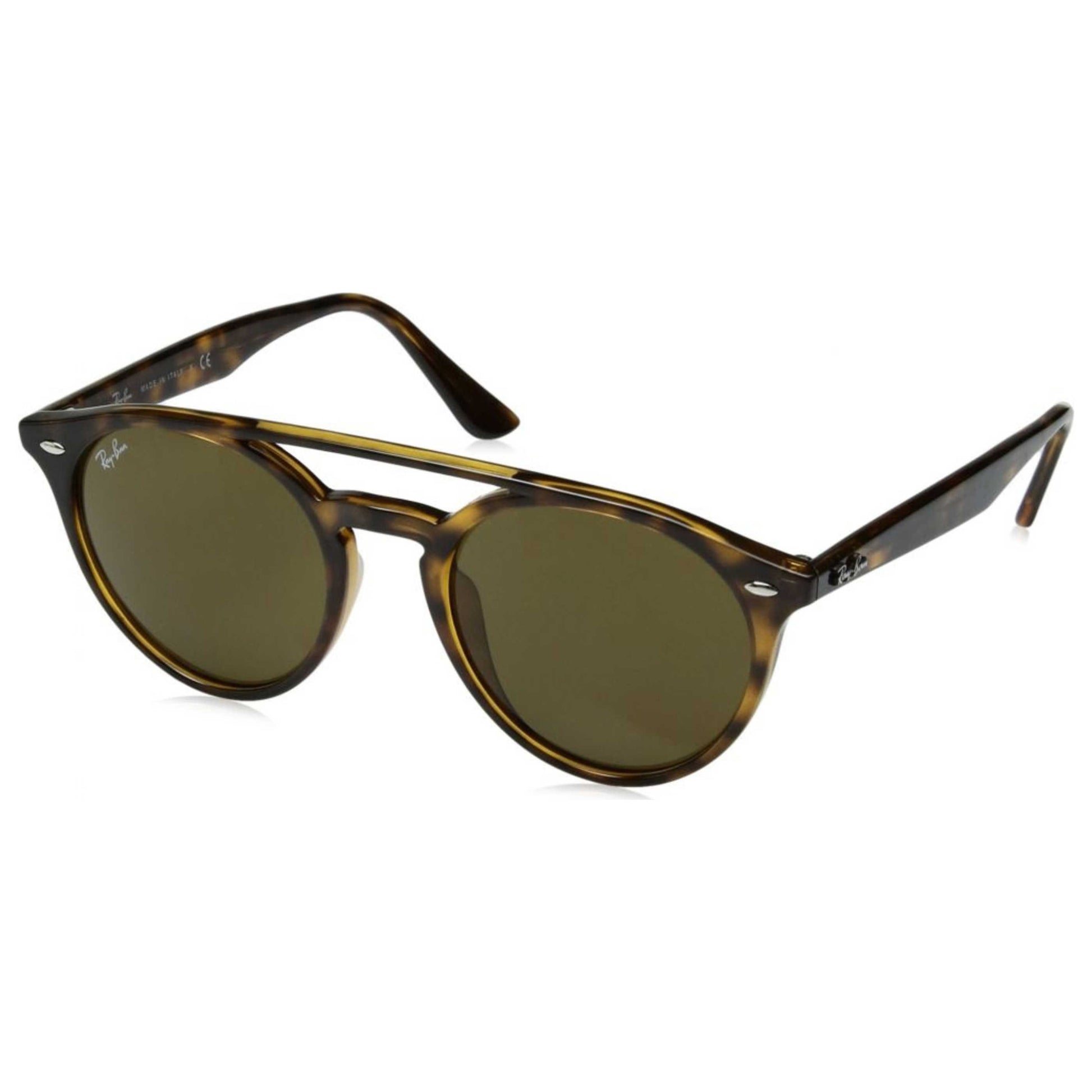 Front view of Ray-Ban Round Unisex Sunglasses RB4279F-710-73-51