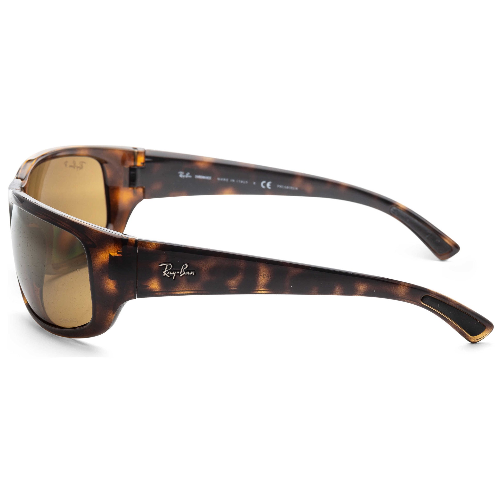 Left view of Ray-Ban Chromance Men's Sunglasses RB4283CH-710-A3-64