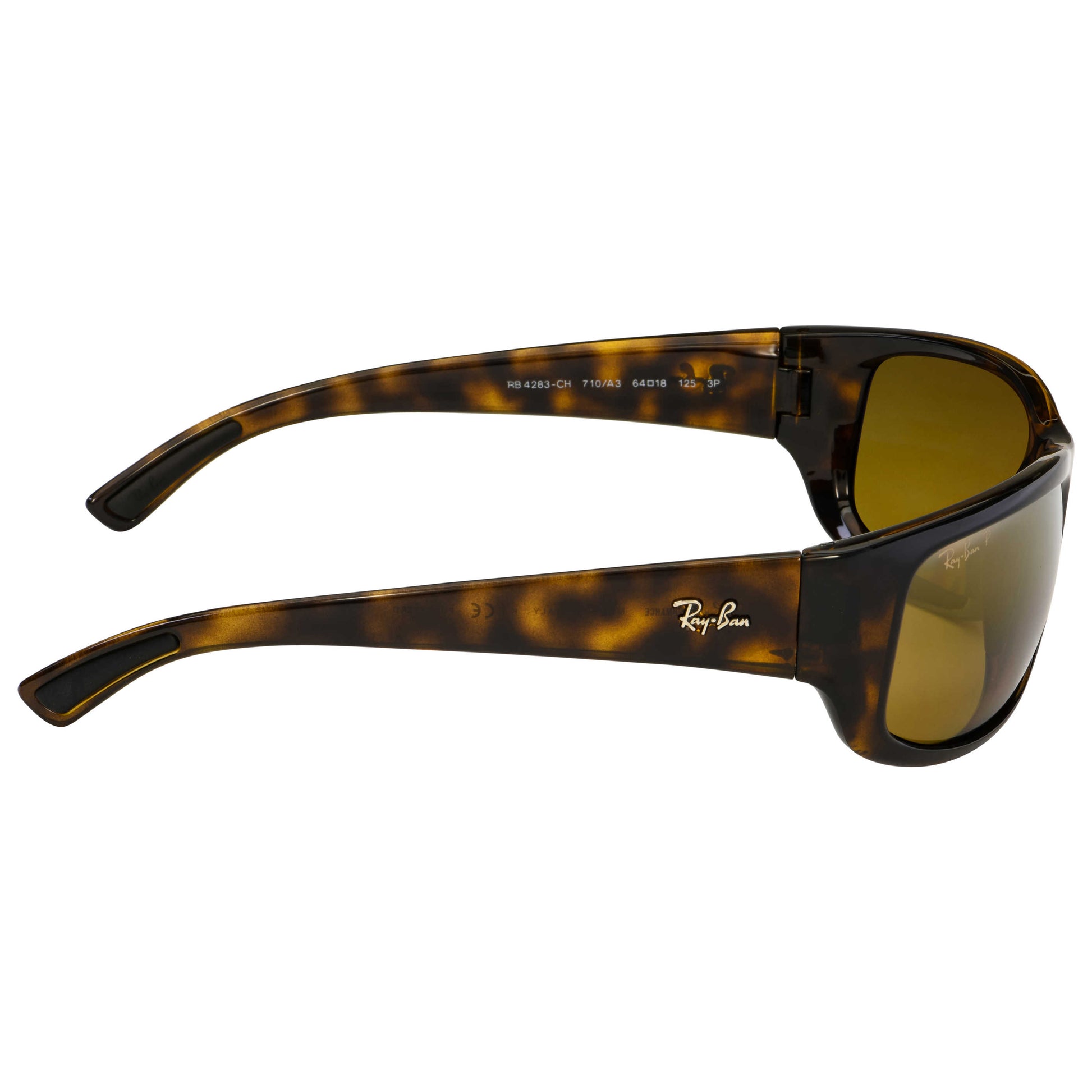Right view of Ray-Ban Chromance Men's Sunglasses RB4283CH-710-A3-64