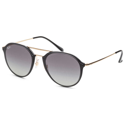 Front view of Ray-Ban Blaze Double Bridge Unisex Sunglasses RB4292N-601-11-62
