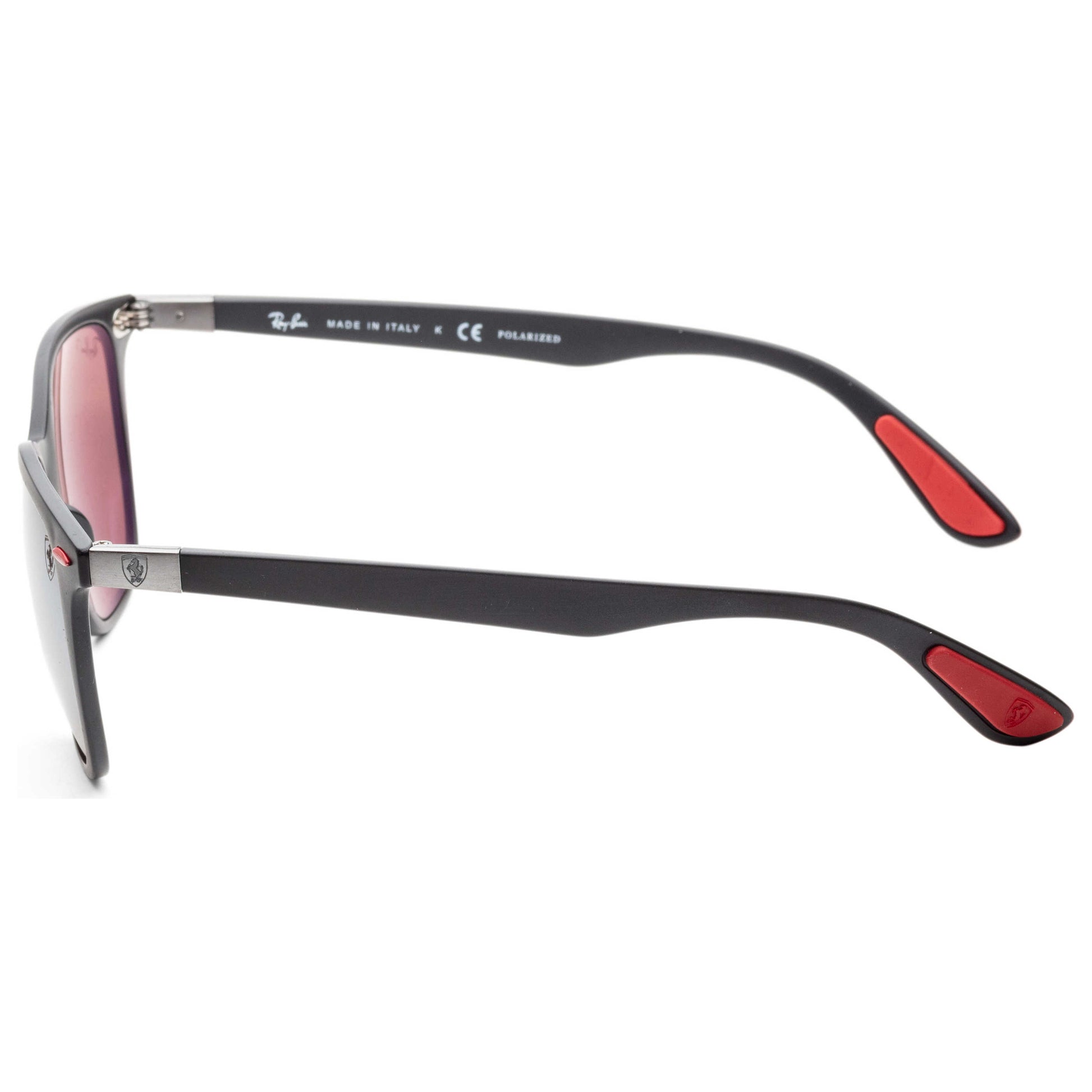 Left view of Ray-Ban Scuderia Ferrari Men's Sunglasses RB4297M-F602H251