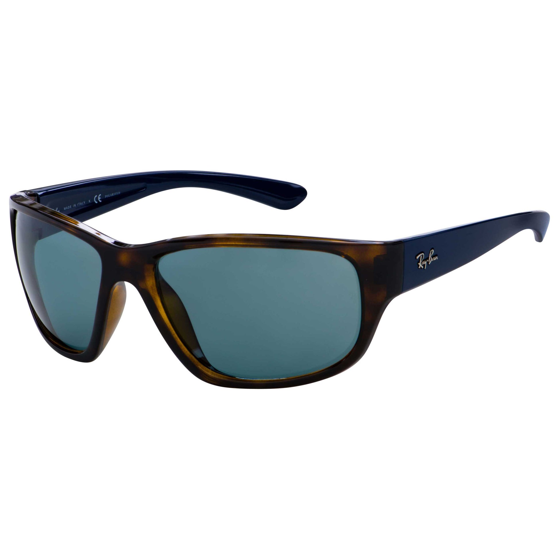 Front view of Ray-Ban Fashion Men's Sunglasses RB4300-6433S2-63