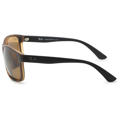 Back view of Ray-Ban Rectangular Men's Sunglasses RB4301L-894-83-62