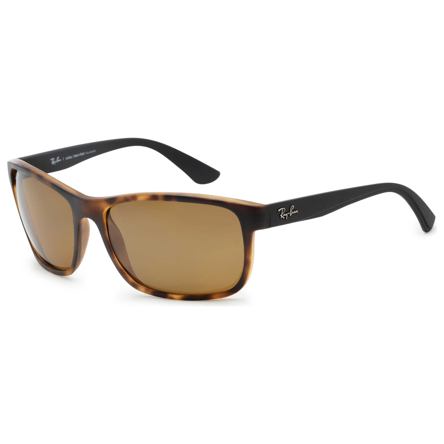 Front view of Ray-Ban Rectangular Men's Sunglasses RB4301L-894-83-62