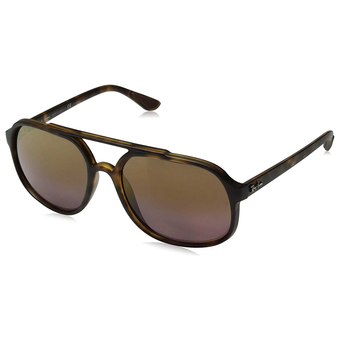 Front view of Ray-Ban Chromance Men's Sunglasses RB4312CH-894-6B-57
